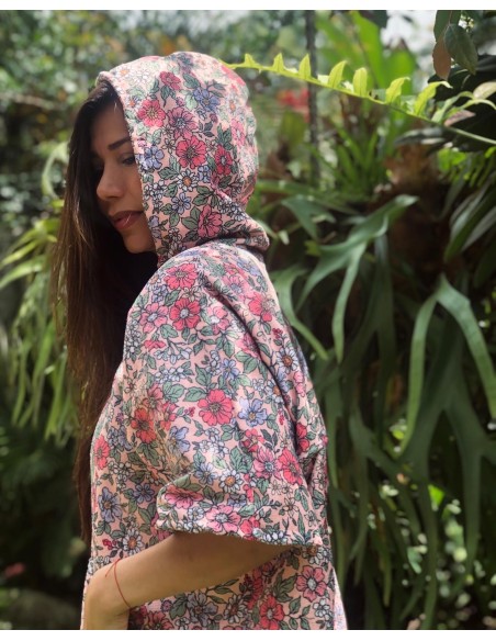PONCHO FLORAL