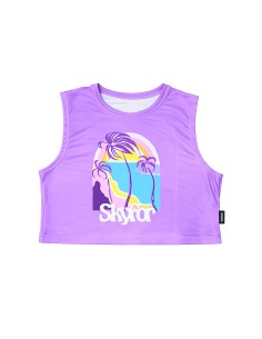 Sunset Crop Lila