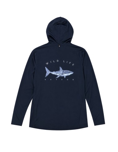 SkyFor Shark Black Hoodie